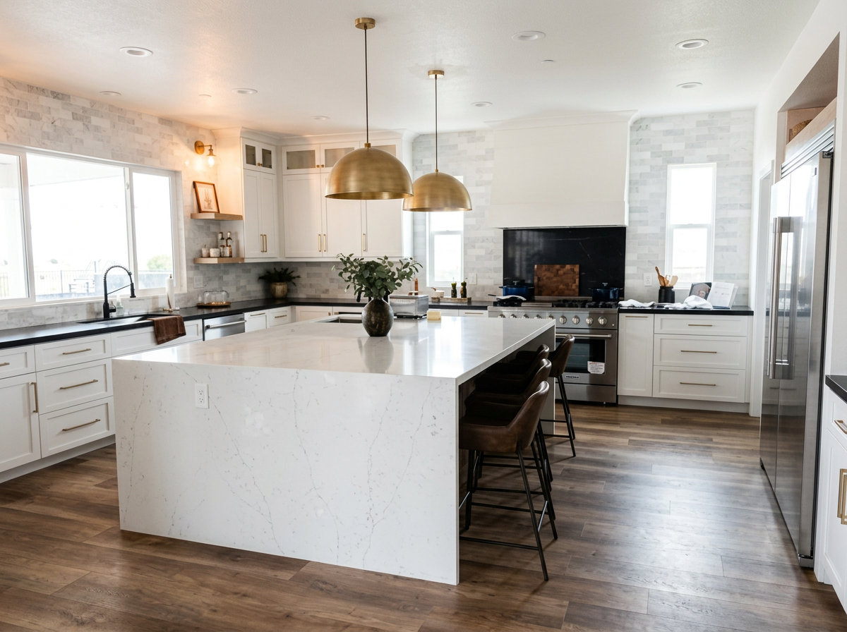 Open-concept kitchen remodel in Riverside